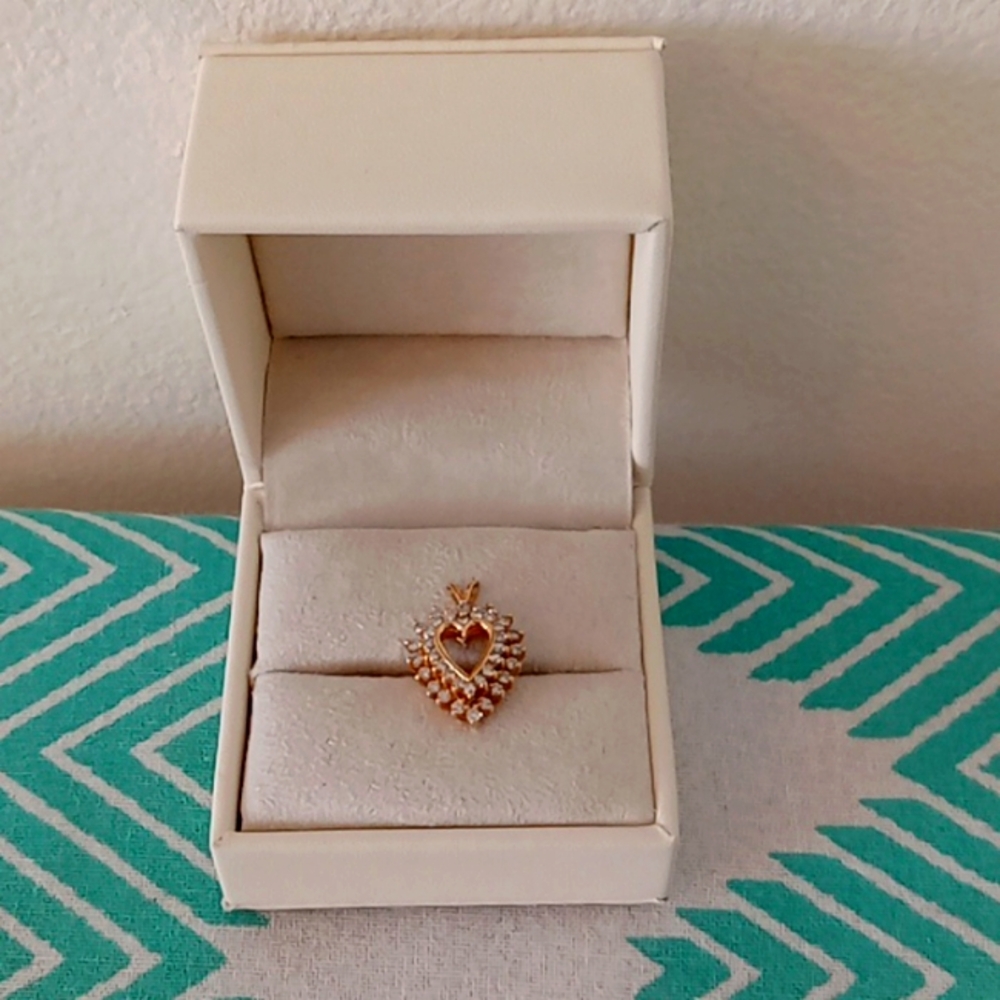 Heart 14kt Pendant New